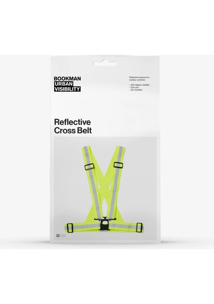 Reflective Cross Belt Fluorescent Yellow
