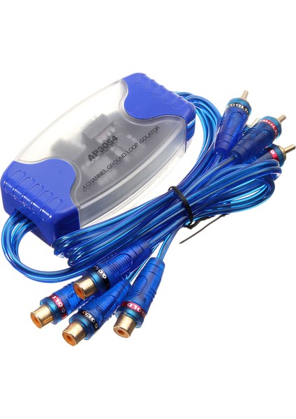 4 Kanallı Rca Ses Gürültü Filtresi Bastırıcı Toprak Döngü Izolatörü Araba Stereo 50W (Yurt Dışından)