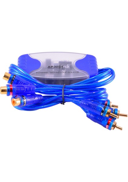 4 Kanallı Rca Ses Gürültü Filtresi Bastırıcı Toprak Döngü Izolatörü Araba Stereo 50W (Yurt Dışından) fiyatları