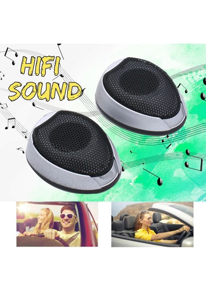 12V 1000W Universal Araç Hıfı Tweeter Ses Stereo Ses Hoparlörü Korna (Yurt Dışından)