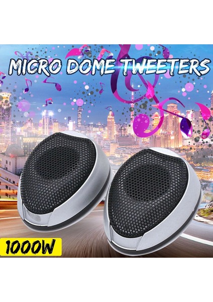 12V 1000W Universal Araç Hıfı Tweeter Ses Stereo Ses Hoparlörü Korna (Yurt Dışından)