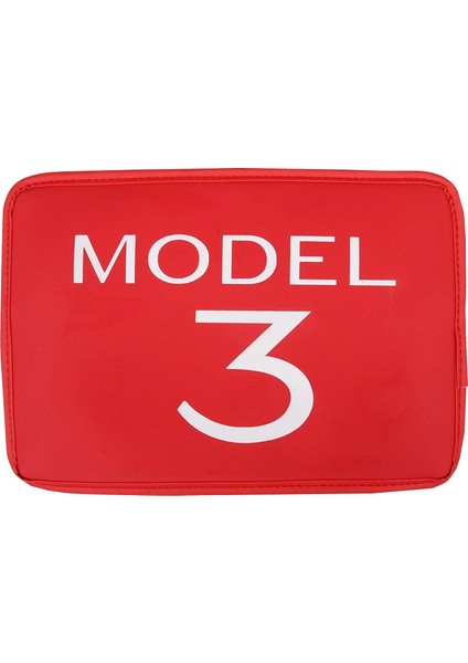 Tesla Model 3 17-21 Araç Navigasyon Ekranı Güneşlik Koruyucu Ekran Toz Kapağı Kırmızı (Yurt Dışından)