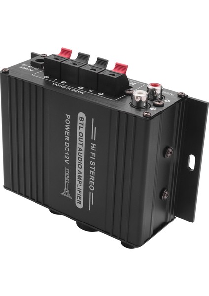 12V Mini Ses Güç Araba Amplifikatörü Dijital Ses Alıcısı Amp Çift Kanal 20W+20W Bas Tiz Ses Kontrolü Ev Için (Yurt Dışından)