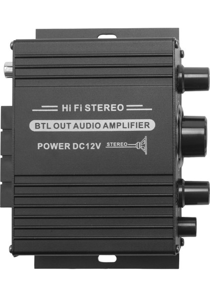 12V Mini Ses Güç Araba Amplifikatörü Dijital Ses Alıcısı Amp Çift Kanal 20W+20W Bas Tiz Ses Kontrolü Ev Için (Yurt Dışından)