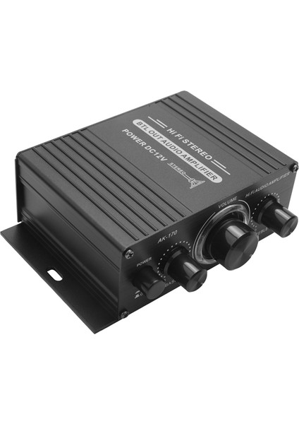 12V Mini Ses Güç Araba Amplifikatörü Dijital Ses Alıcısı Amp Çift Kanal 20W+20W Bas Tiz Ses Kontrolü Ev Için (Yurt Dışından)