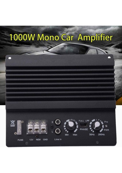 1000W Araç Ses Yüksek Güç Amplifikatörü Amp Kurulu Güçlü Bas Sub Woofer Kartı 12V (Yurt Dışından) indirimleri