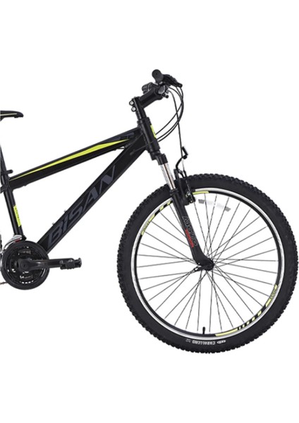 Cooper Dağ Bisikleti 35 cm V 26 Jant 21 Vites Mat Siyah Sarı