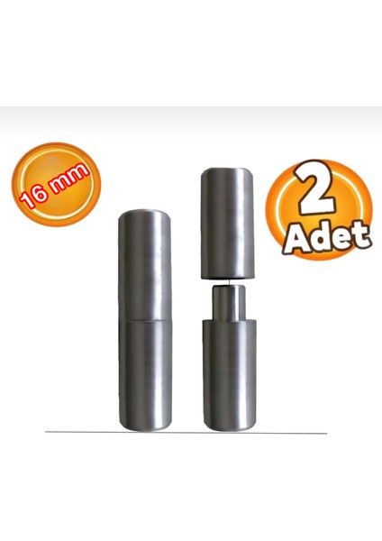Mil Menteşe 16 mm (2 Adet)