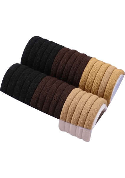 30PCS/SET Kadınlar Bebek Kızları Için Elastik Saç Bantları Renkli Naylon Kauçuk Kafa Bandı Scrunchies Çocuk Ponytail Tutucu Aksesuarları Renk: 2588-5 (Yurt Dışından)