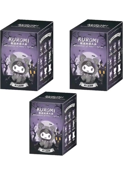 Sanrio Kuromi Kör Kutu Kurt Adam Serisi Yüksek Görünümlü Aksiyon Figürü Bebek Anime Karakter Sürpriz Kutulu Sevimli Model Bebek Oyuncakrenk: Rastgele 1 Adet (Yurt Dışından)