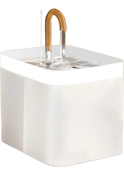 Ultra Şerif Kedi Su Çeşmesi Filtresi Akıllı Otomatik Evcil Köpek Su Dispenserburnout Önleme Pompası1.5l Geri Direktif Filtrin Renk: Beyaz/boyut: USB Fiş (Yurt Dışından)