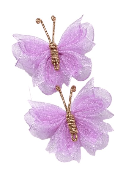 2pcs/set Saç Klipsleri Gradyan Aklı Saç Tokaları Altın Renk ile Sevimli Gazlı Bez Tavırları Kızlar Çocuk Saç Aksesuarları Hediye Rengi: 3558-8 (Yurt Dışından)