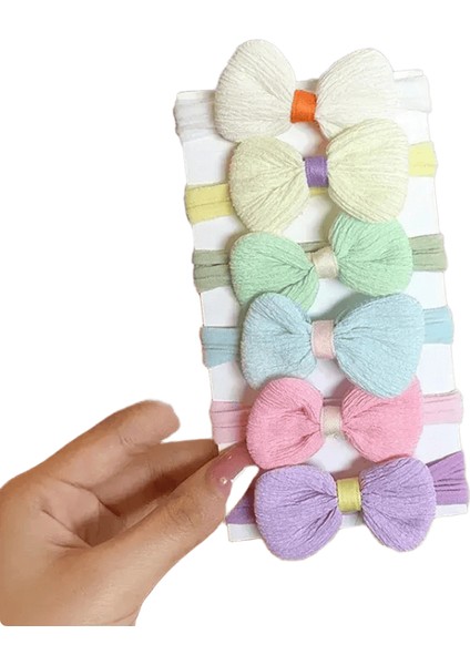 4/6pcs Kore Kahve Desteği Elastik Saç Bantları Çocuk Saç Halat Ties Teave Girls Çocuklar Saç Accessorie Hotcolor: F8161-1 (Yurt Dışından)
