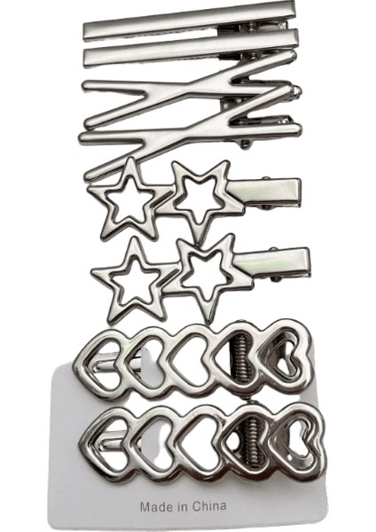 Şerit Metal Saç Klipleri Kadınlar Kızlar Y2K Ördek Farı Saç Tokası Kişilik Patlama Yan Tavan Ettes Saç Klipi Stil Aksesuarları Renk: A (Yurt Dışından)