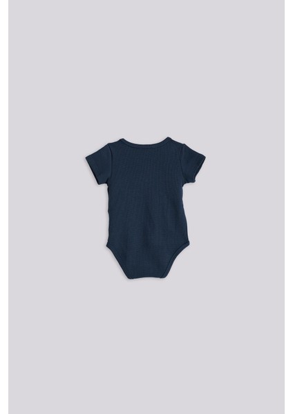 Bg Store Erkek Bebek Lacivert Body ve Şort Takımı