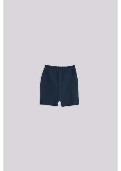 Bg Store Erkek Bebek Lacivert Body ve Şort Takımı