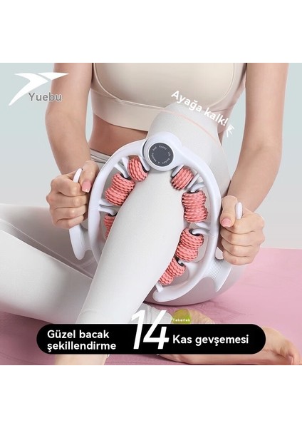14 Yuvarlak Halka Klipsi Bacak Silindiri Silikon Sıska Baldır Masajı (Yurt Dışından)