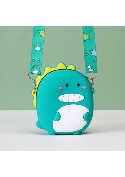 Sevimli Sevimli Çizgi Film Üç Boyutlu Küçük Dinozor Kayış Öğrenci Taşınabilir Bozuk Para Cüzdanı (Yurt Dışından)