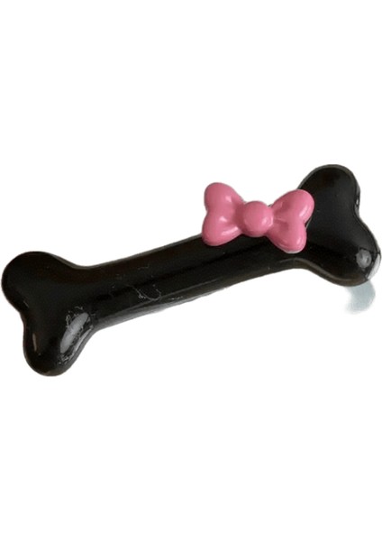 Kawaii Pembe Yay Köpek Kemik Şekil Saç Klipler Popüler Siyah Beyaz Kemik Saçkop Kızları Cazibe Güzel Duckbill Ettes Accessoriescolor: Beyaz (Yurt Dışından)