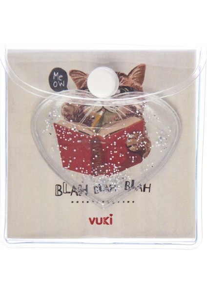 Simli ve Sulu Desenli Küp Bloknot