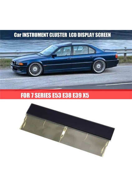 Araba LCD Ekran Orta Radyo Gösterge Paneli Şerit Kablo LCD Ekran Bmw 7 Serisi Için E53 E38 E39 X5 (Yurt Dışından) indirimleri