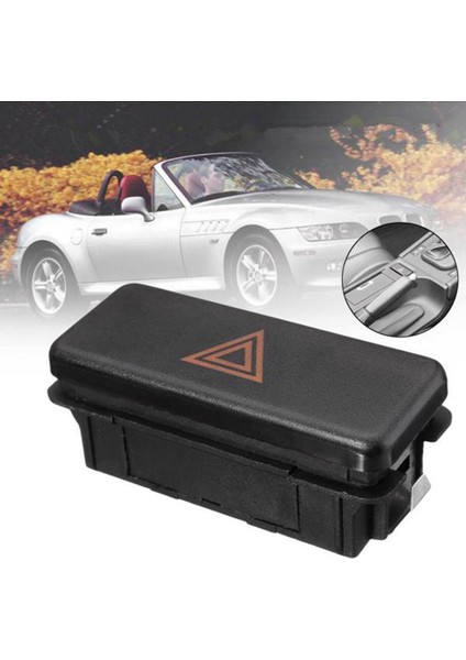 Tehlike Acil Flaşör Işık Anahtarı Uyarı Düğmesi Bmw E31 E32 E34 E36 M3 M5 Z3 318 525I 530I 735I 61311374220 (Yurt Dışından)