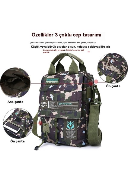 Erkek Taşınabilir Çapraz Rahat Açık Bravo Omuz Çantası (Yurt Dışından)