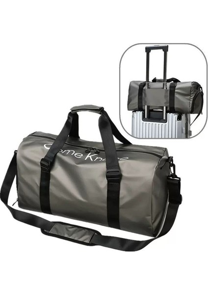 Seyahat Fitness Bağımsız Ayakkabı Deposu Kuru ve Islak Ayırma Tek Omuz Spor Çanta (Yurt Dışından)