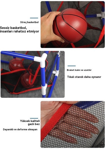 Çocuklar Deliksiz Duvara Monte Sepet Çerçeve Iç ve Dış Çekim Spor Oyuncakları (Yurt Dışından) modelleri
