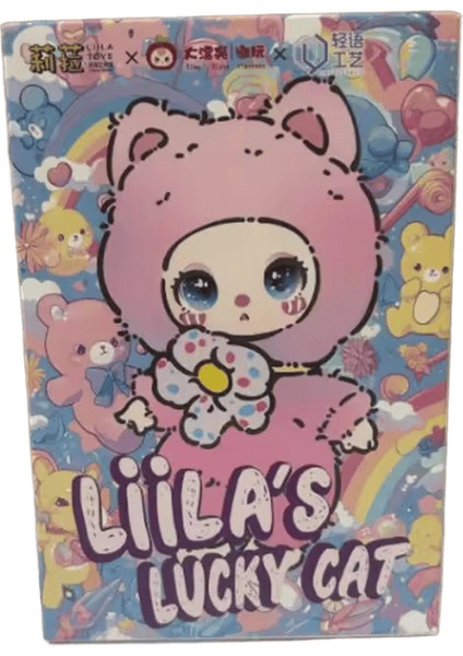 Stokta Liila Şanslı Kedi Kör Kutu Lila Şanslı Kedi Peluş Oyuncak Trendy Oyun Sevimli Aptal Süs Masa Gizem Kutusu Bebek Noel Hediyesi Renk: Rastgele 1 Adet (Yurt Dışından)