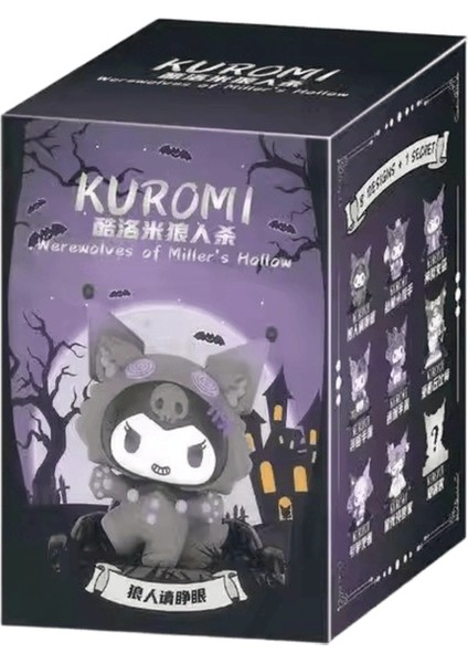 Sanrio Kuromi Kör Kutu Kurt Adam Serisi Yüksek Görünümlü Aksiyon Figürü Bebek Anime Karakter Sürpriz Kutulu Sevimli Model Bebek Oyuncakrenk: Rastgele 1 Adet (Yurt Dışından)
