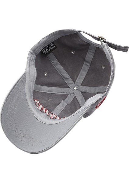 Yaz Modası Yıkanmış Eski Harf Işlemeli Şapka Trend Kişilik Sokak Kadın Güneşlik Beyzbol Şapkası (Yurt Dışından) modelleri