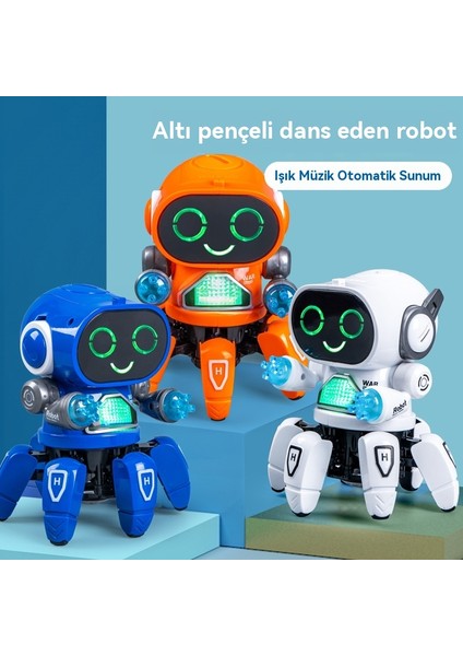 Altı Pençeli Akıllı Robot Işık Ses Efektleri Çocuklar Için Eğitici Oyuncaklar (Yurt Dışından) indirimleri