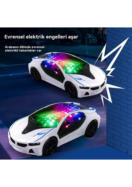 Evrensel 3D Işık Müzik Araba Modeli Çocuk Oyuncak (Yurt Dışından) modelleri