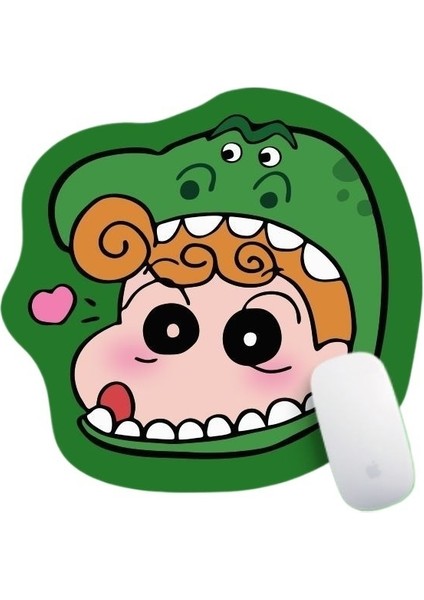 Komik Uzaylı Mouse Pad Pa Xiaokui Çizgi Film Sevimli Ofis Bilgisayar Oyunu Kaymaz Kauçuk Masa Matı (Yurt Dışından)