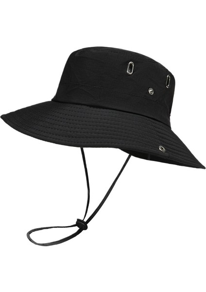 Four Seasons Yeni Balıkçı Şapkası Kamp Bağcıklı Güneş Koruması Açık Hava Dağcılık Balıkçı Şapkası Kovboy Şapkası Evrensel Erkek (Yurt Dışından)