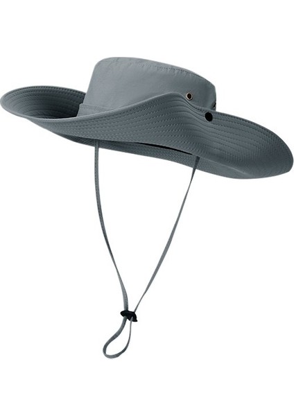 Batı Kovboy Şapkası Kadın Yaz Büyük Baş Çevresi Açık Hava Yürüyüşü Kamp Balıkçı Şapkası Hafif Nefes Alabilen Dağcılık Balıkçı Şapkası (Yurt Dışından)
