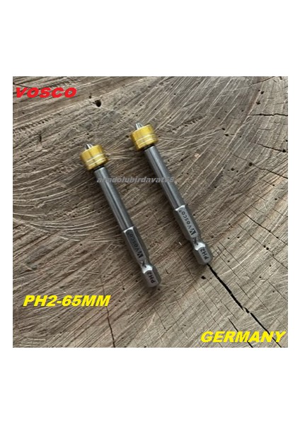 Stoplu Sac Vida Sıkma Ucu Mıknatıslı Yıldız Bits Uç Ph2 Yıldız Uç 65MM 2li