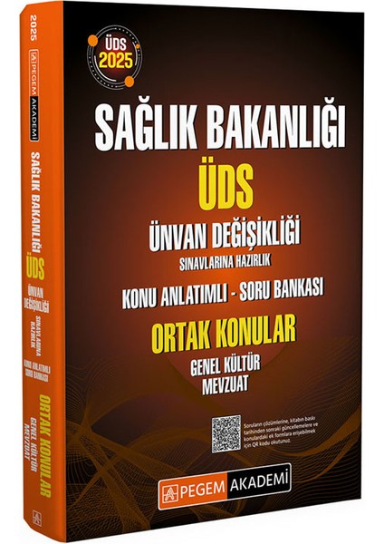 2025 Data Sağlık Bakanlığı ÜDS Ortak Konular Ünvan Değişikliği Sınavına Hazırlık Genel Kültür Mevzuat