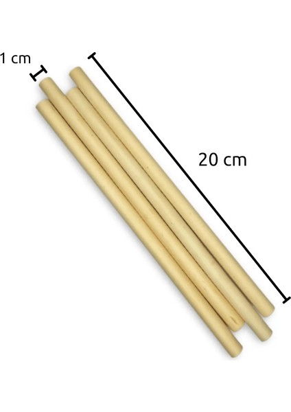 4 Adet Bambu Pipet ve 1 Adet Bambu Temizleme Fırçası fiyatları