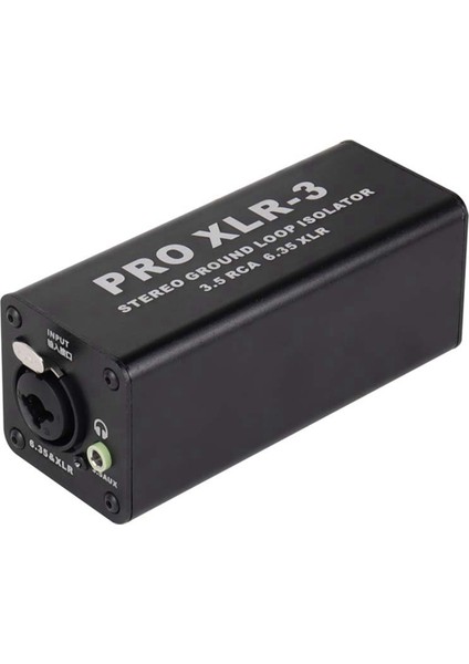 Pro Xlr-3 Profesyonel Stereo Toprak Döngüsü Izolatörü 3.5 Rca 6.35 Xlr Ses Gürültü Filtresi Gürültü Bastırıcı Izolatörü Pc Için (Yurt Dışından) fırsatları