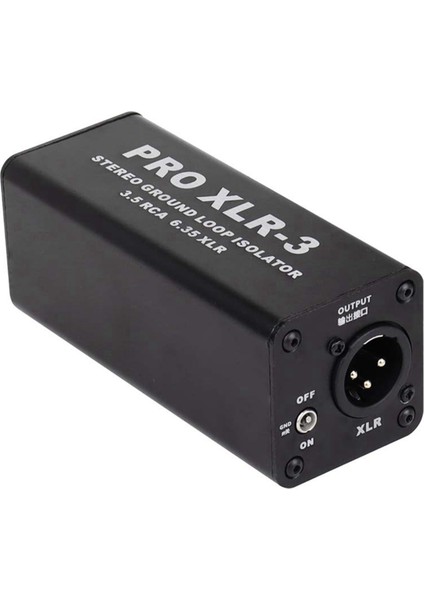 Pro Xlr-3 Profesyonel Stereo Toprak Döngüsü Izolatörü 3.5 Rca 6.35 Xlr Ses Gürültü Filtresi Gürültü Bastırıcı Izolatörü Pc Için (Yurt Dışından) indirimleri