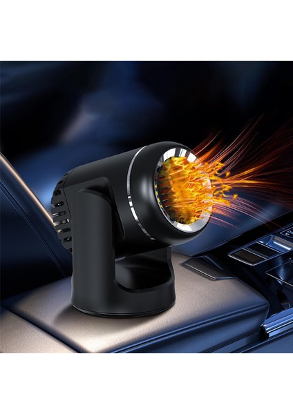 12V Oto Isıtıcı Isıtma Çift Kullanımlı Buz Çözücü Genel Evrensel Araç Malzemeleri Siyah (Yurt Dışından)