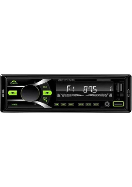 Araba 7 Renkli Işıklar Fm Radyo Araba Bluetooth 12V Mp3 Çalar Takılabilir Kart U Disk Multimedya Radyo (Yurt Dışından)