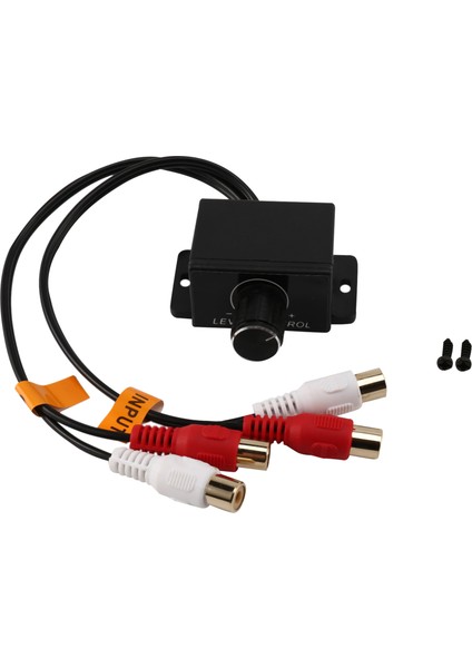 Araba Ev Ses Amplifikatörü Bas Rca Kazanç Seviyesi Ses Kontrol Düğmesi Lc-1 Siyah (Yurt Dışından)