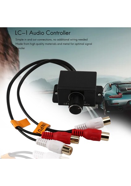 Araba Ev Ses Amplifikatörü Bas Rca Kazanç Seviyesi Ses Kontrol Düğmesi Lc-1 Siyah (Yurt Dışından) indirimleri