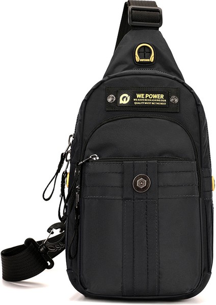 Açık Banliyö Boş Seyahat Çok Fonksiyonlu Erkek Taşınabilir Tek Omuz Crossbody Çanta (Yurt Dışından)