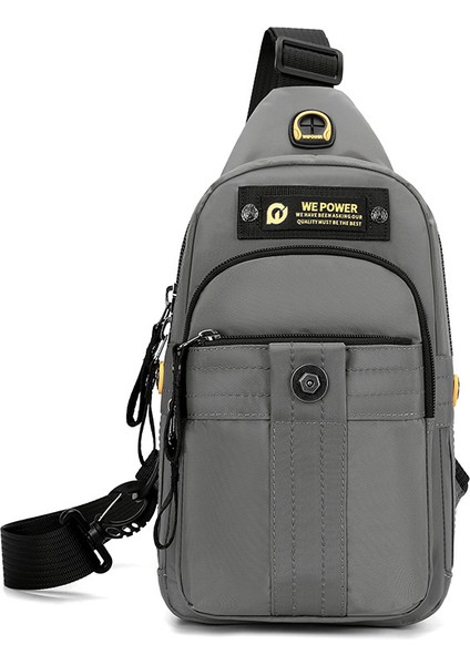 Açık Banliyö Boş Seyahat Çok Fonksiyonlu Erkek Taşınabilir Tek Omuz Crossbody Çanta (Yurt Dışından)