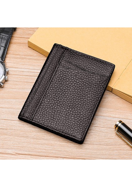 Birinci Kat Inek Derisi Ultra Ince Kart Seti Erkek Kart Çantası (Yurt Dışından)