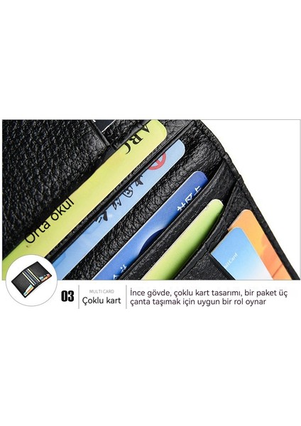 Birinci Kat Inek Derisi Ultra Ince Kart Seti Erkek Kart Çantası (Yurt Dışından) fiyatları